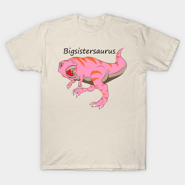 Bigsistersaurus T-Shirt by lostatom